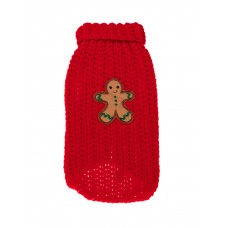 MICHI MAGLIONE Natale Xmas Sweater Gingerbread Red